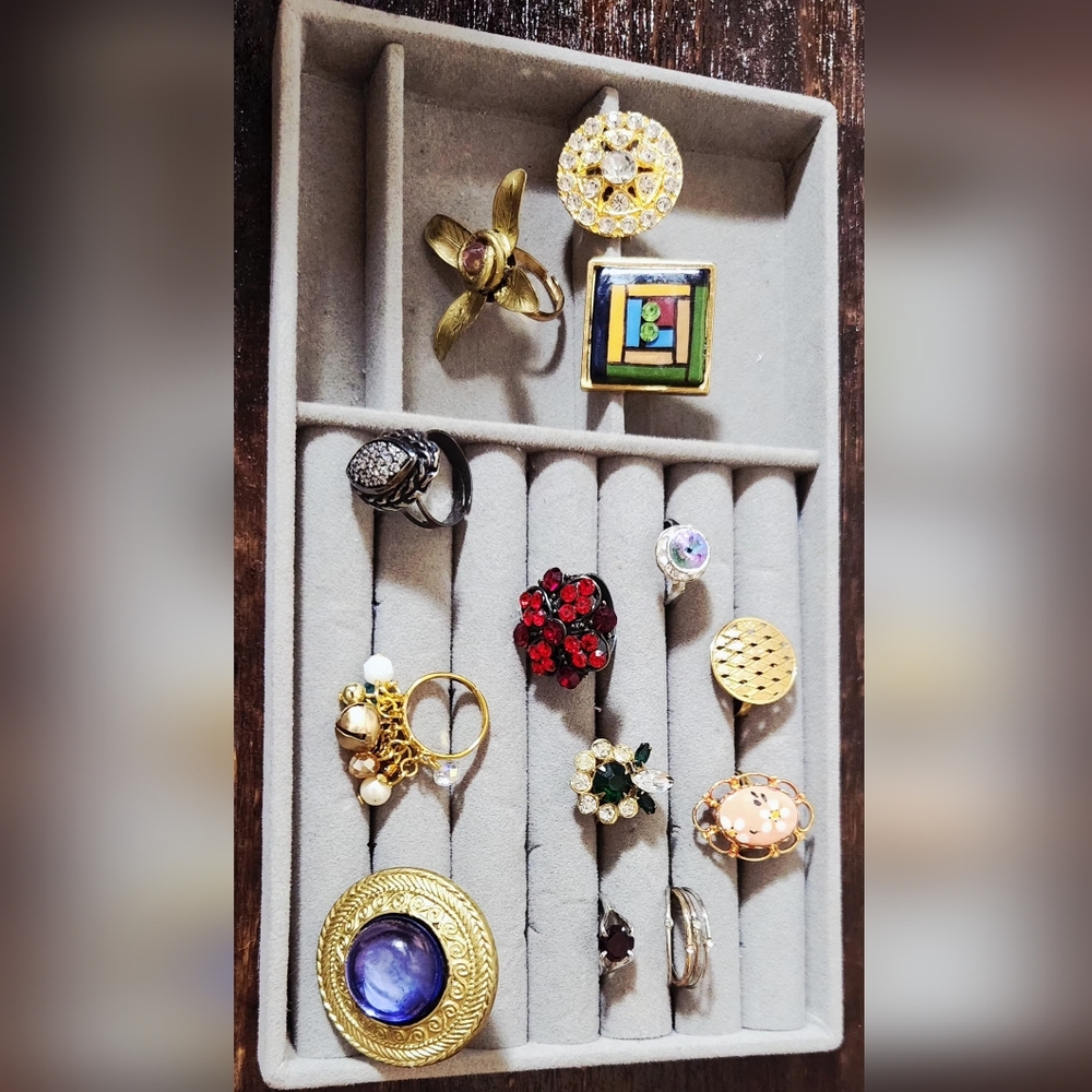 Elegant Assorted Rings Collection